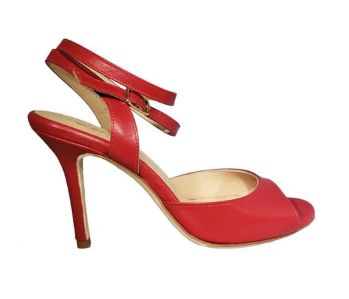 red tango shoe made in Italy, jpg 29 KB