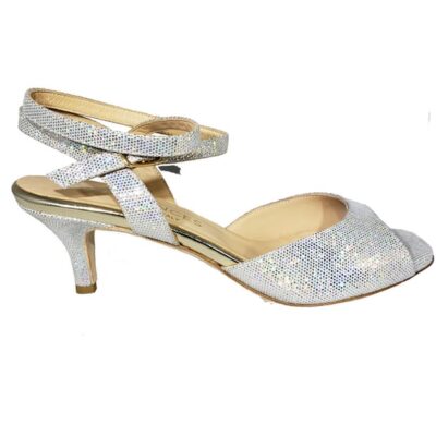 low heel silver tango shoe, jpg 200 KB