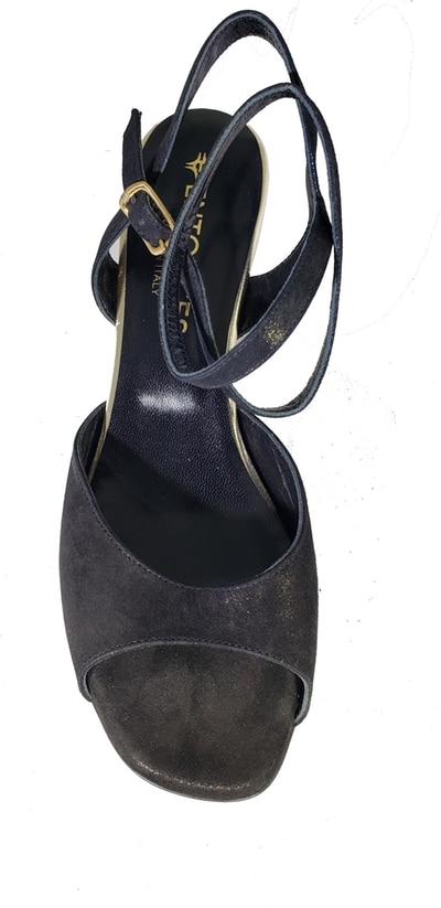 low heel black tango shoe