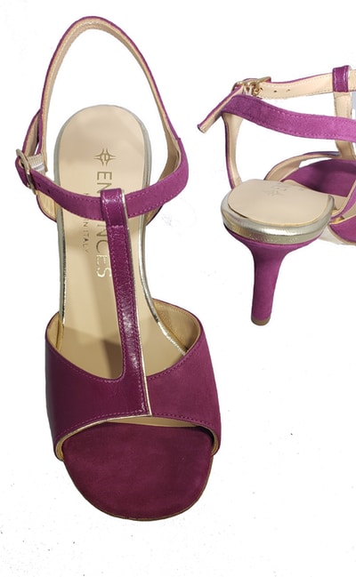 Naima - T strap tango shoe- Entonces, TangoTana, Made in Italy