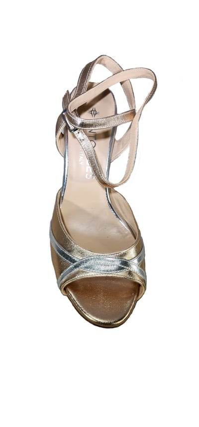 Tango Shoe. Rose Gold and Silver. Jpg 55 KB