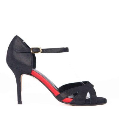 Tango Shoe. Black and red. Jpg 45 KB
