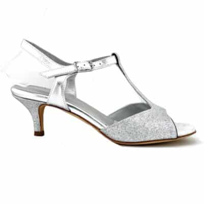 Tango Shoe. Low heel. Silver. Jpg 146 KB